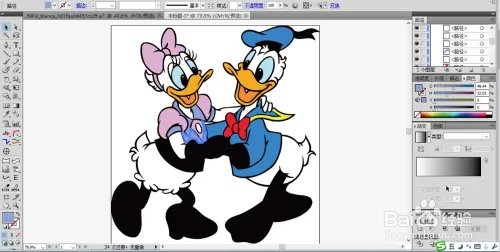 唐老鸭漫画设计