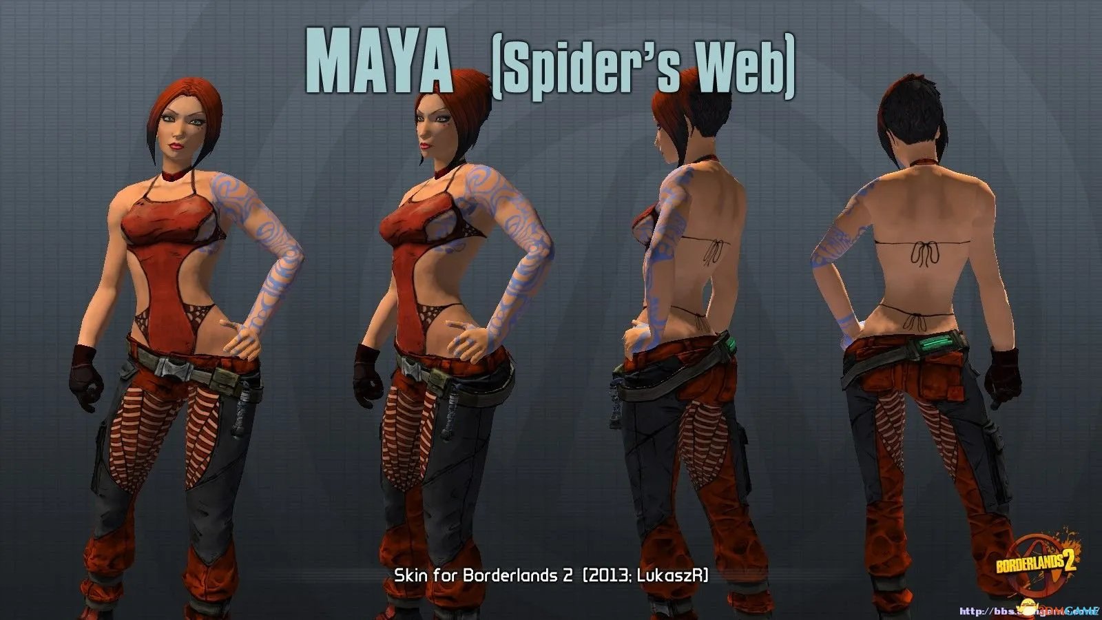 无主之地2 玛雅性感皮肤MOD 性感福利皆有