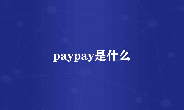 paypay是什么