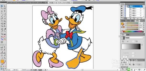 唐老鸭漫画设计