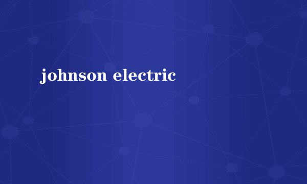 johnson electric