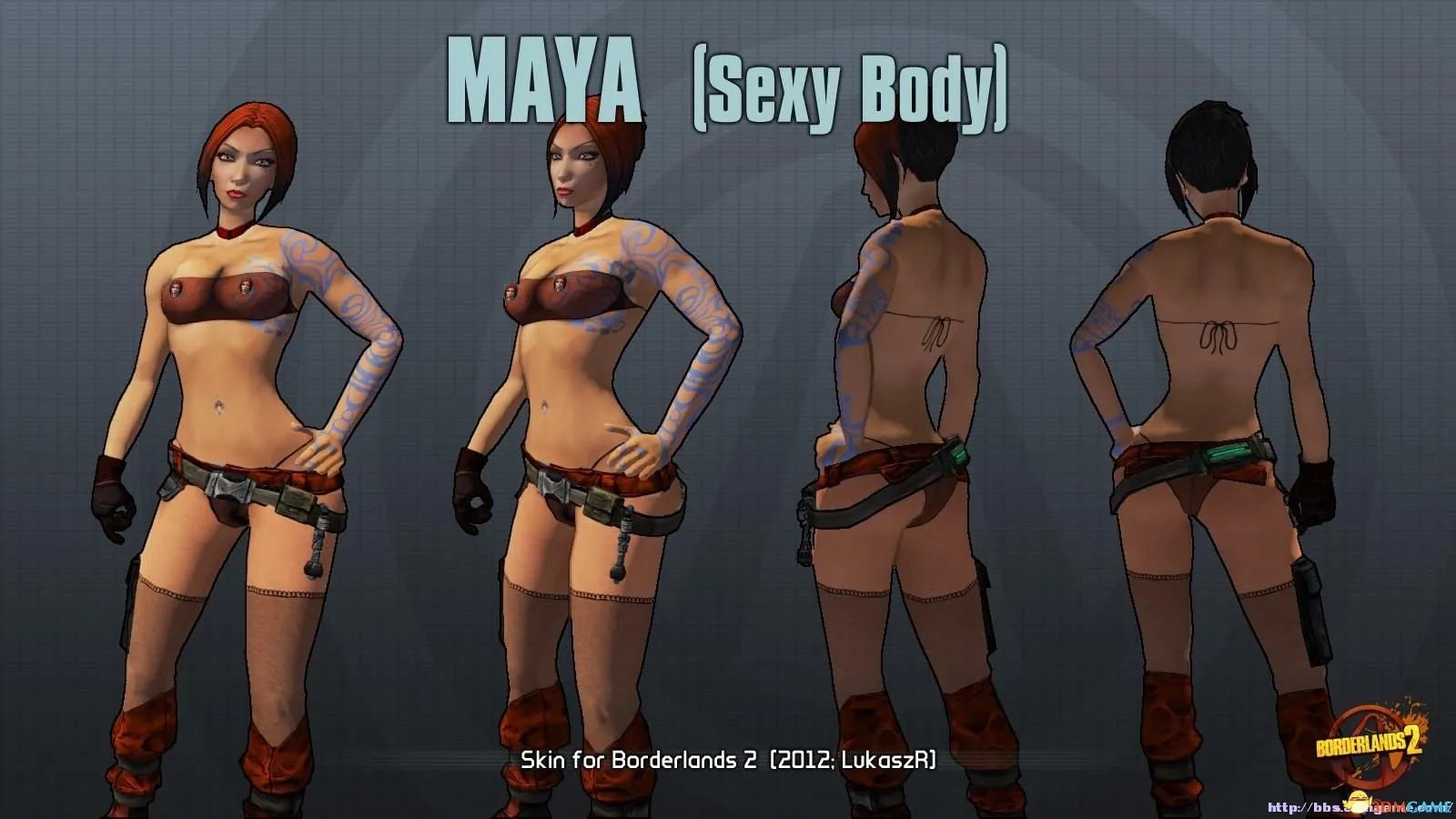 无主之地2 玛雅性感皮肤MOD 性感福利皆有