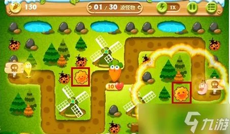 保卫萝卜2第二十二关攻略