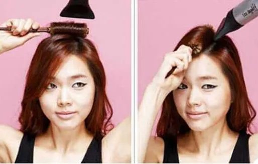 蓬松发型的扎法:蓬松感韩式发型的扎法图解