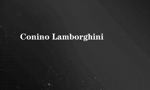 Conino Lamborghini