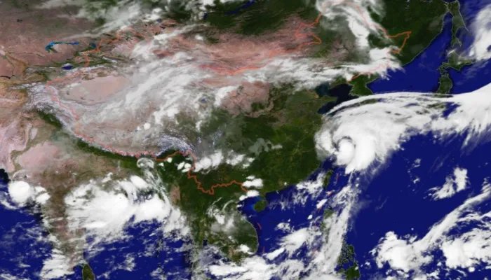 台风灿都实时路径图发布 台风灿都今晚登陆上海江苏一带