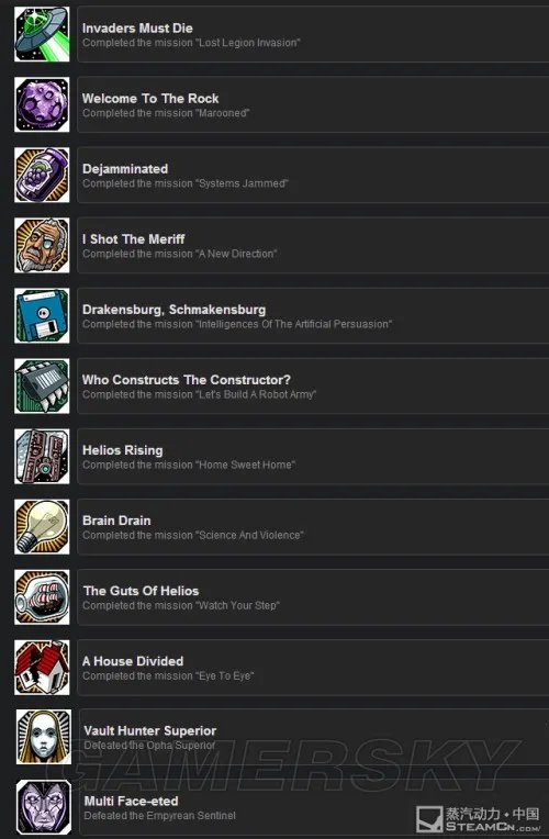 无主之地前奏 全成就达成条件图文解析