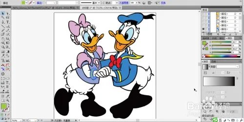 唐老鸭漫画设计