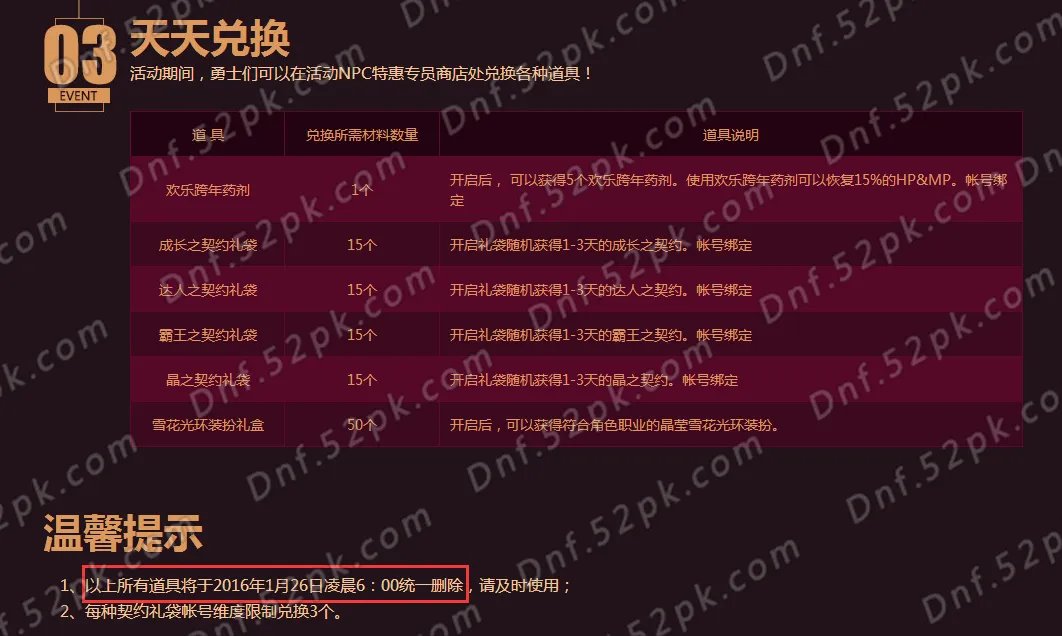 DNF特惠之心时间表一览 12月特惠商城来袭