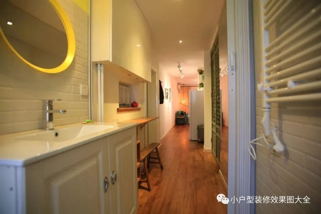 36㎡一居室小户型装修效果图，清新复古的中式风，越看越喜欢！